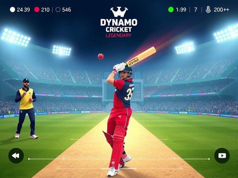 Dynamo Cricket Legendary gameplay screenshot